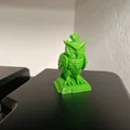 Mô hình Cú Chiến Binh Aztec (Aztec Warrior Owl) ấn tượng cho 3D Printing - Thumbnail 2