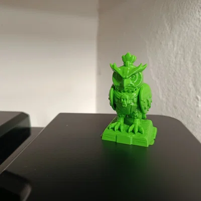 Mô hình Cú Chiến Binh Aztec (Aztec Warrior Owl) ấn tượng cho 3D Printing