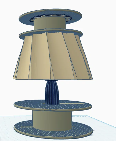 Tự làm đèn để bàn sáng tạo từ cuộn nhựa in 3D Filament - Image 1