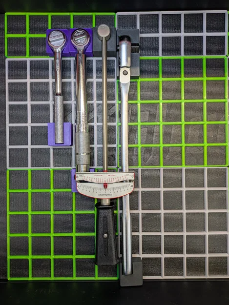 Khay Gridfinity cho cờ lê lực và cần siết Craftsman cổ điển - Image 1