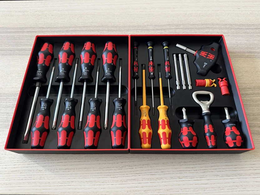 Khay Gridfinity cho bộ dụng cụ Wera Advent Calendar 2025 - Image 1