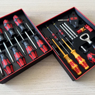 Khay Gridfinity cho bộ dụng cụ Wera Advent Calendar 2025