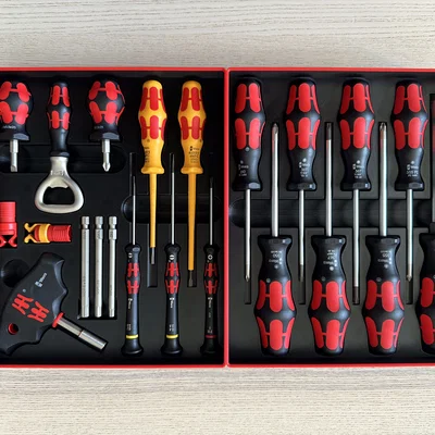 Khay Gridfinity cho bộ dụng cụ Wera Advent Calendar 2025