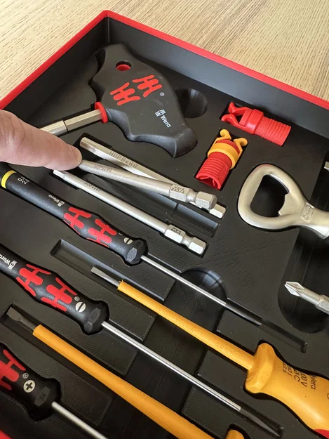 Khay Gridfinity cho bộ dụng cụ Wera Advent Calendar 2025 - Image 4