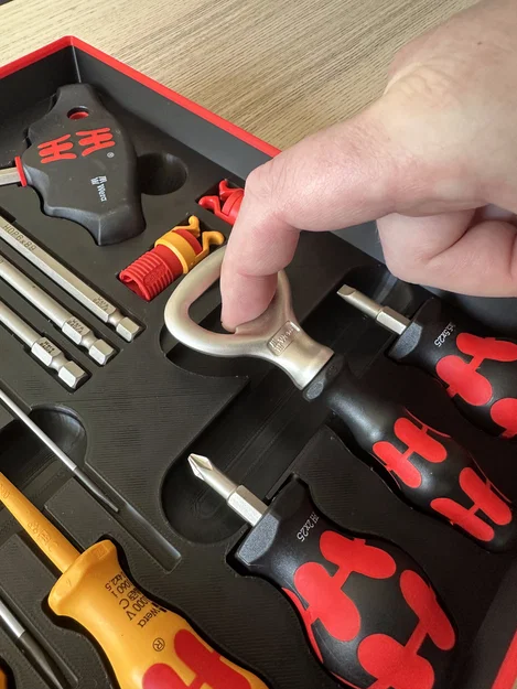 Khay Gridfinity cho bộ dụng cụ Wera Advent Calendar 2025 - Image 5