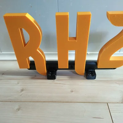 Biển RHZ - Rockharz cho khu cắm trại, xe hơi