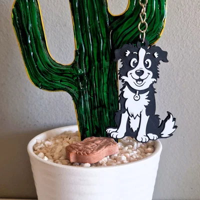 Móc khóa hình cún 1