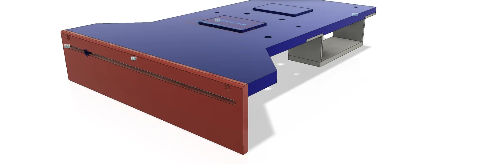 Khung robot dò đường có giá đỡ cảm biến tùy chỉnh - Image 1