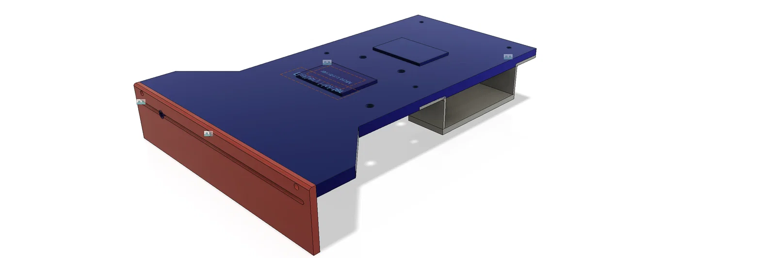 Khung robot dò đường có giá đỡ cảm biến tùy chỉnh - Image 2