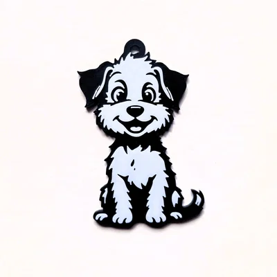 Móc khóa hình chú cún 3