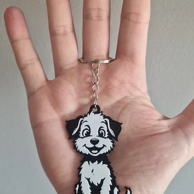 Móc khóa hình chú cún 3