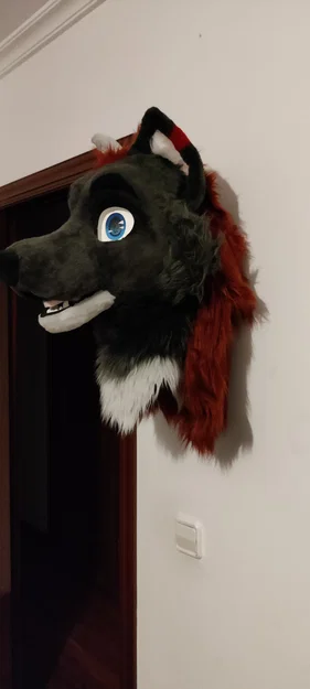 Móc treo đầu Fursuit gắn tường không cần khoan - Image 2