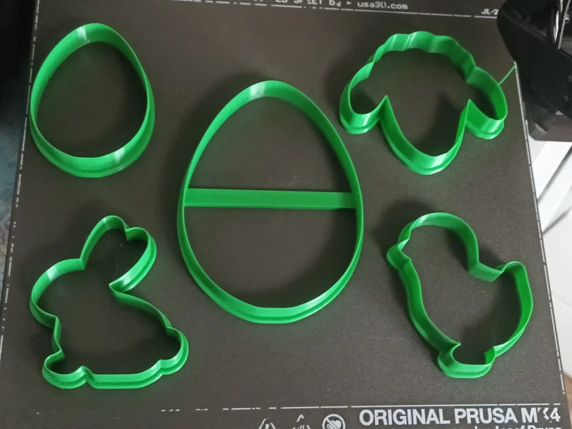 Bộ khuôn cắt bánh quy chủ đề lễ Phục sinh in 3D cực đáng yêu - Image 1