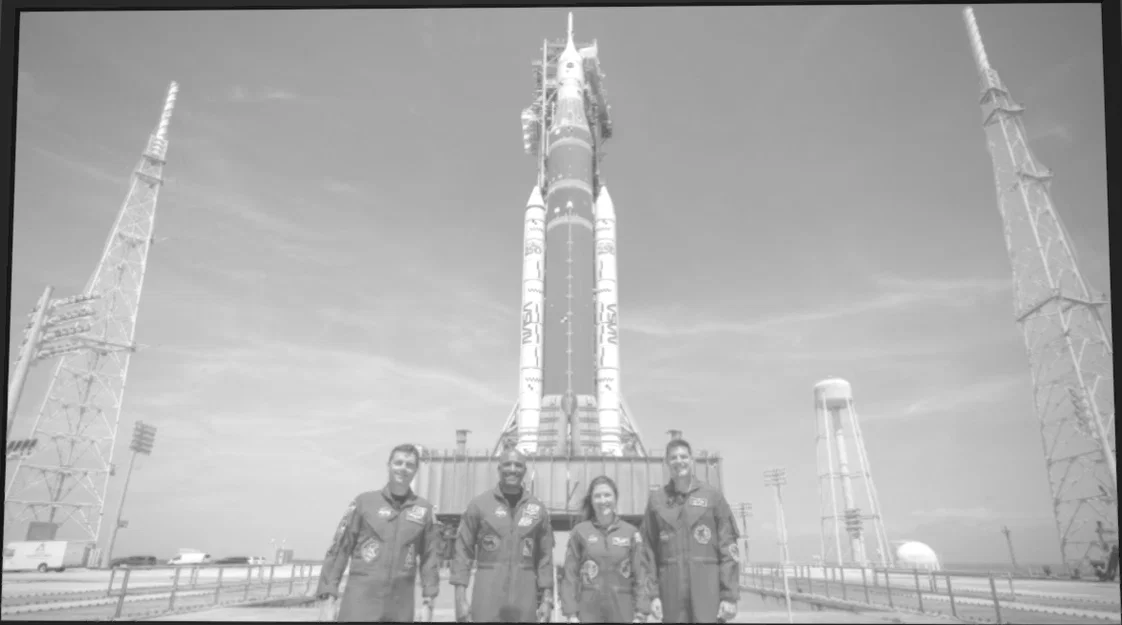 Mẫu Lithophane Artemis II và phi hành đoàn - Image 1