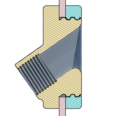 Đầu nối dẫn nhựa (filament) cho hộp chống ẩm | Filamentdurchlass