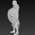 Mô hình 3D Chiến binh Elf cầm khiên cực ngầu cho người sưu tầm - Thumbnail 5