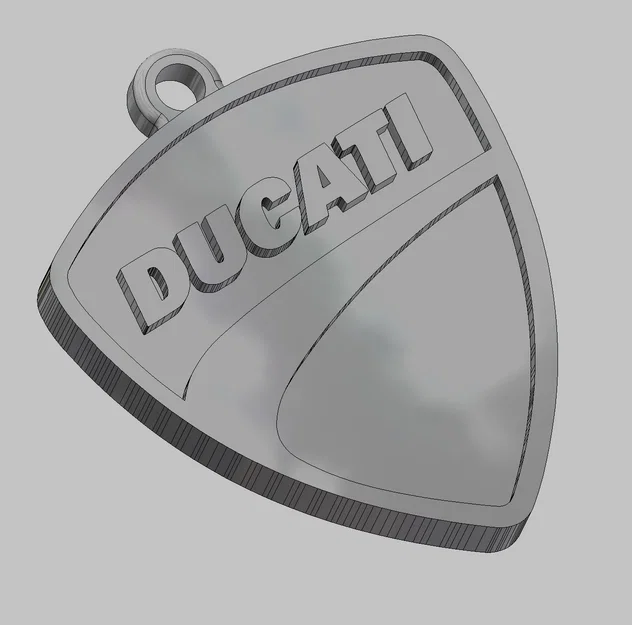 Móc khóa Ducati tùy chỉnh cá nhân độc đáo cho biker - Image 1