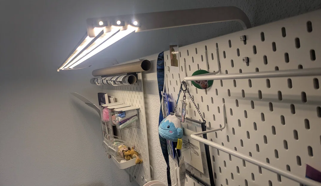 Giá đỡ đèn LED cho bảng IKEA SKÅDIS - Image 2
