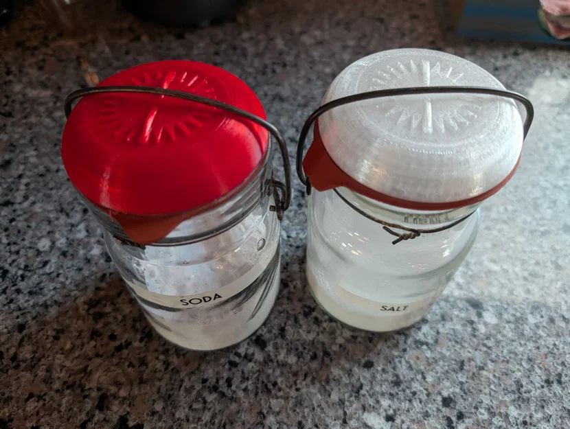 Nắp đậy cho hũ thủy tinh có khóa cài (Mason Jar) - Image 1