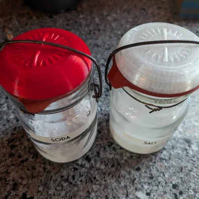 Nắp đậy cho hũ thủy tinh có khóa cài (Mason Jar)