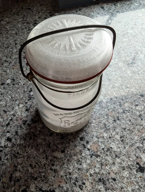 Nắp đậy cho hũ thủy tinh có khóa cài (Mason Jar) - Image 4