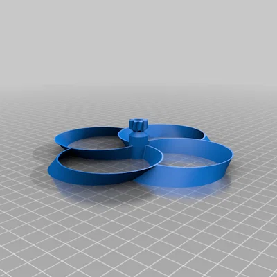 Mô hình đồ chơi chong chóng cơ học tự in 3D thú vị