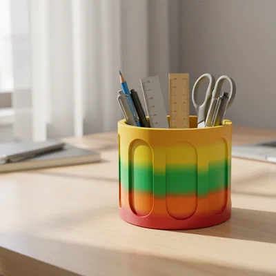 Ống cắm bút để bàn 3D (Organizer) - Gọn gàng, tinh tế, dễ in