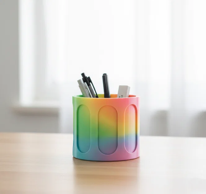 Ống cắm bút để bàn 3D (Organizer) - Gọn gàng, tinh tế, dễ in - Image 3