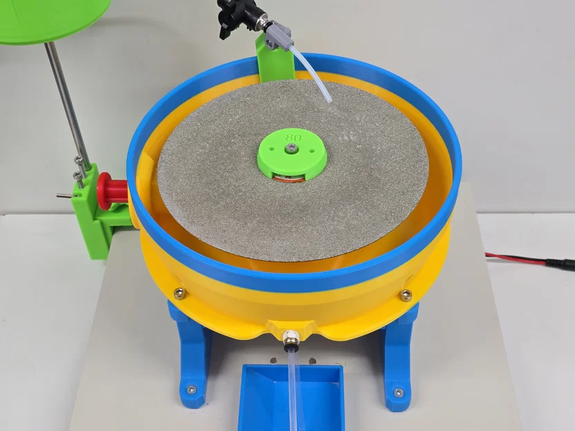 Máy mài đá Flat Lap với đĩa mài cố định bằng cơ khí - Image 9