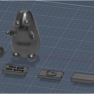 Mô hình Positive Potato - Chú khoai tây để bàn cực đáng yêu