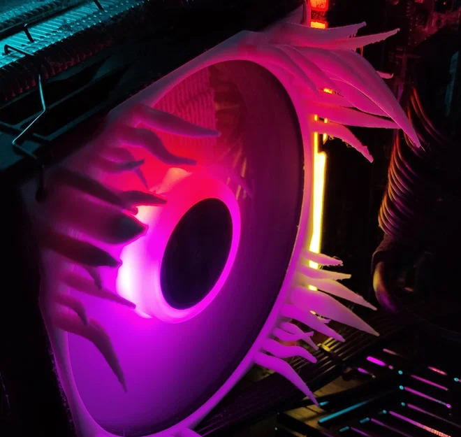 Ốp quạt tản nhiệt 120mm độc đáo - Phụ kiện trang trí máy tính - Image 1