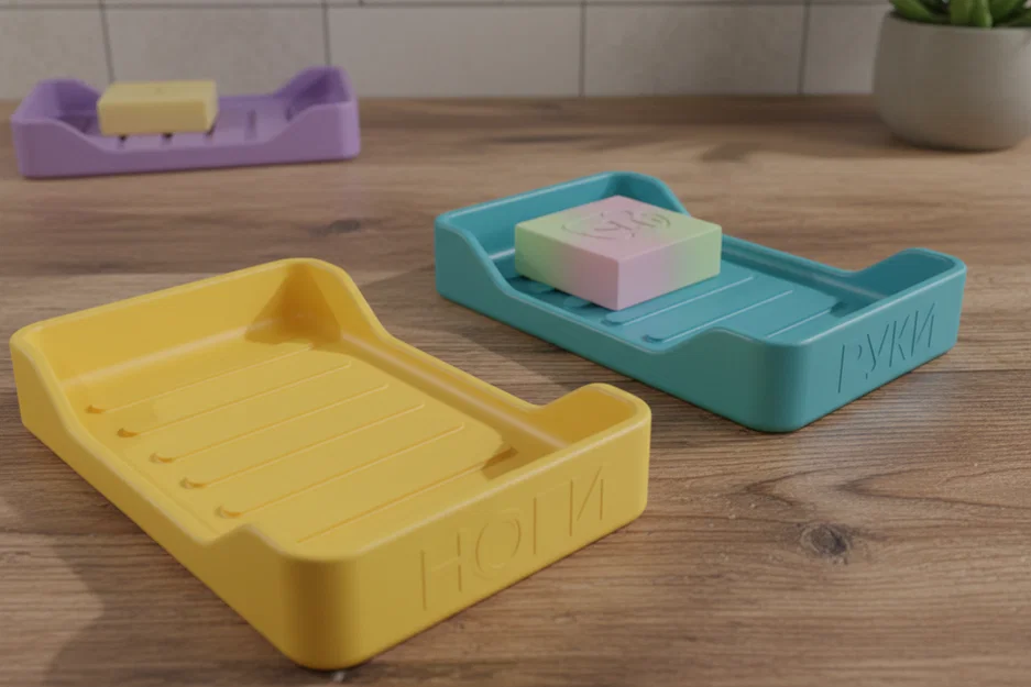 Khay đựng xà phòng 3D (SOAP DISH) thiết kế thoát nước thông minh - Image 1