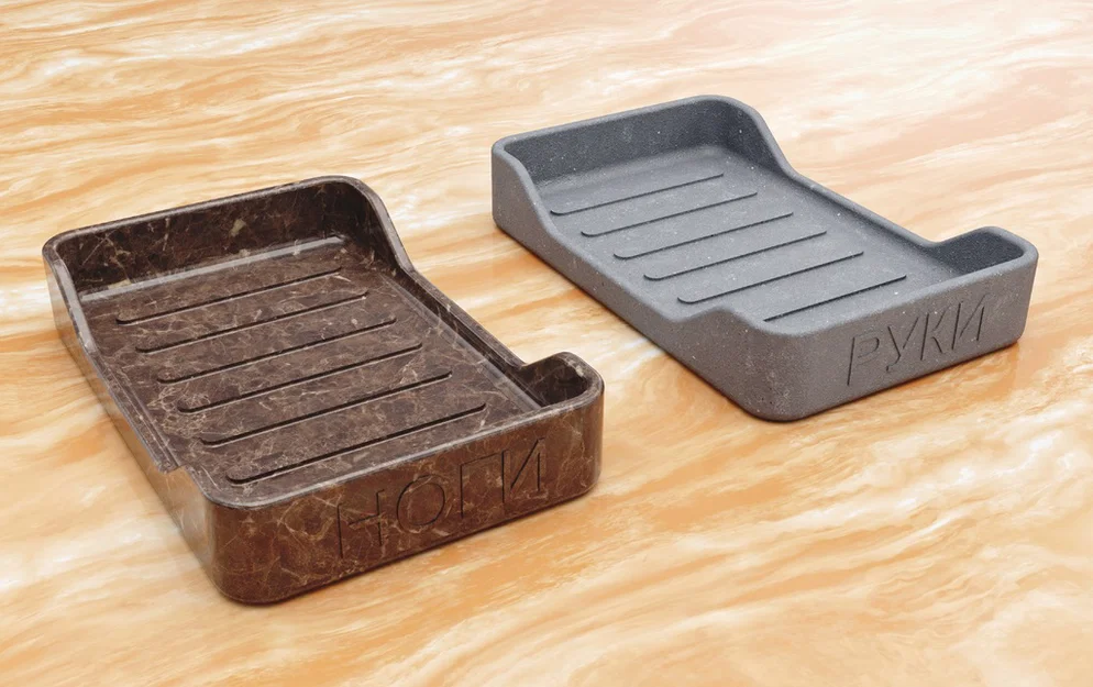 Khay đựng xà phòng 3D (SOAP DISH) thiết kế thoát nước thông minh - Image 2