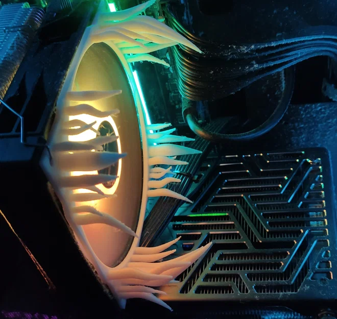 Ốp quạt tản nhiệt 120mm độc đáo - Phụ kiện trang trí máy tính - Image 5