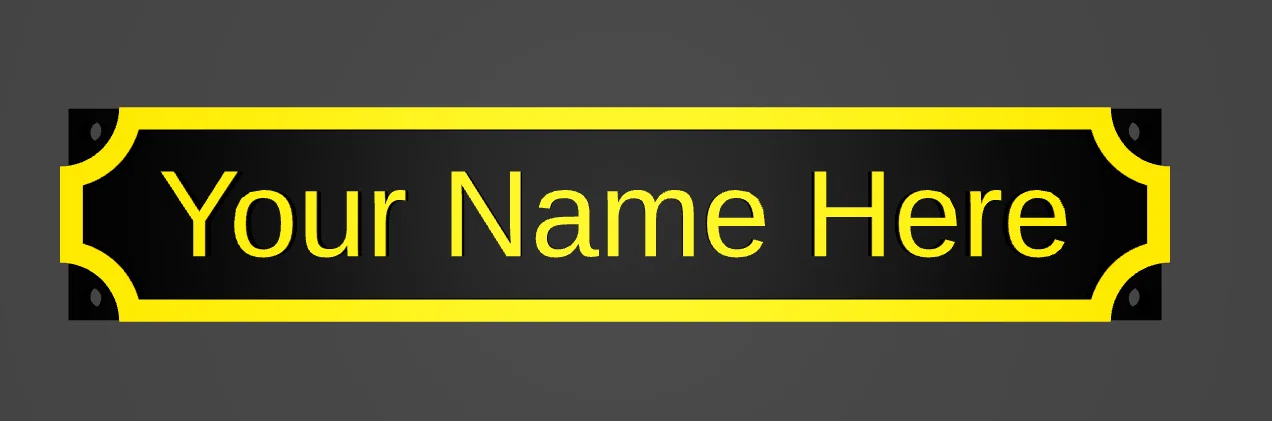 Bảng tên gắn cửa nổi - Image 2