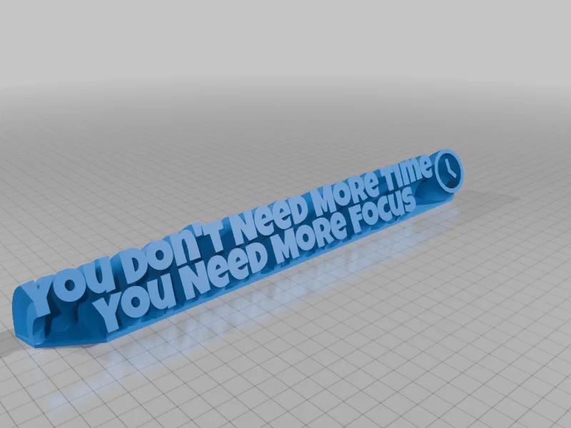 Bảng tên để bàn truyền cảm hứng: You Don't Need More Focus - Image 1