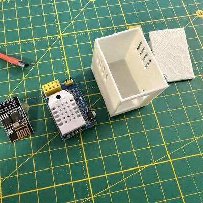 Hộp Bảo Vệ Cảm Biến DHT22 Cho Dự Án Home Assistant (3D Printing)