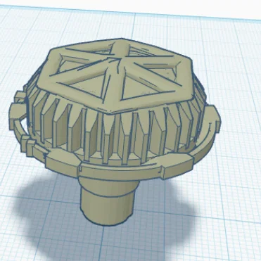 Mô hình Beyblade Mega Hexa - Phụ kiện in 3D cá nhân hóa độc đáo