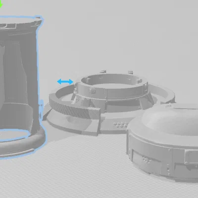 Mô hình 3D Bể chứa Cryo (Cryogenic Tank)