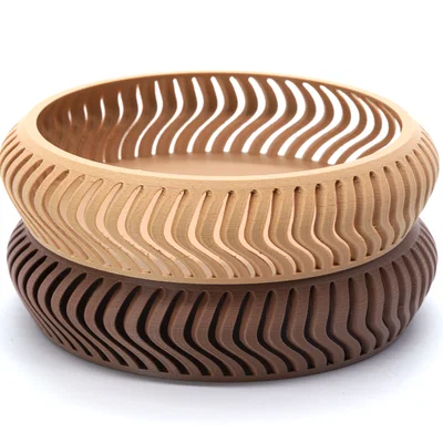 Khay Đựng Đồ Đa Năng Catch All Bowl Với Họa Tiết Vân Sóng