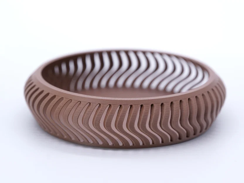 Khay Đựng Đồ Đa Năng Catch All Bowl Với Họa Tiết Vân Sóng - Image 4