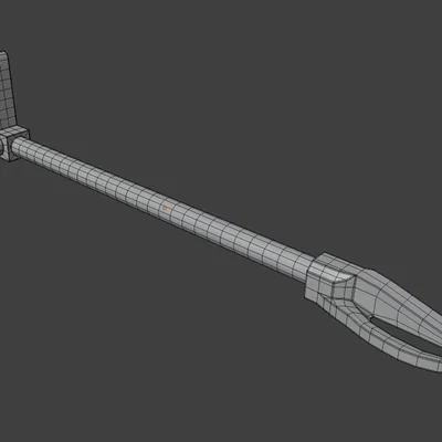 Mô hình 3D công cụ cứu hỏa Halligan Tool (Firefighter Tool)