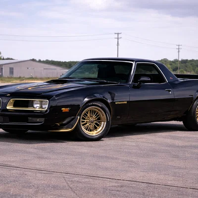 Mô hình 3D xe cổ 1977 Pontiac Firebird Truck đẹp mắt