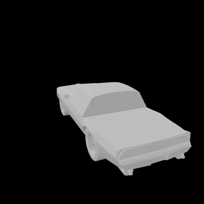 Mô hình 3D xe cổ 1977 Pontiac Firebird Truck đẹp mắt