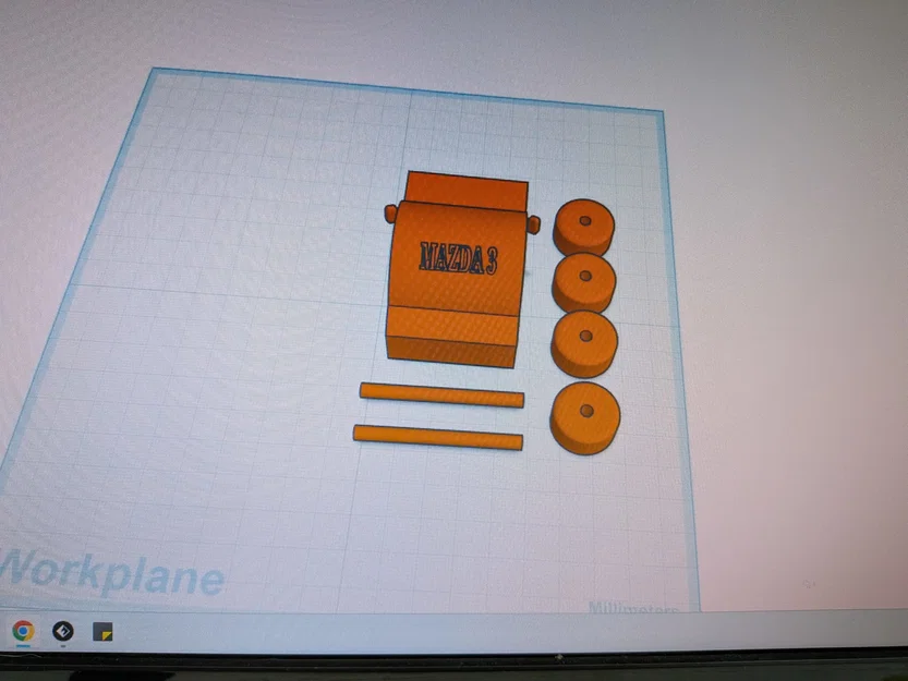 Mô hình xe hơi Mazda 3 in 3D lắp ráp đơn giản - Image 1