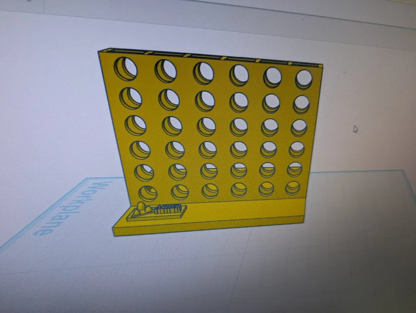 Mô hình in 3D trò chơi cờ kết nối 4 (Four in a Row) giải trí - Image 1