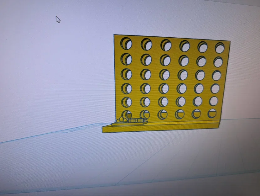 Mô hình in 3D trò chơi cờ kết nối 4 (Four in a Row) giải trí - Image 2