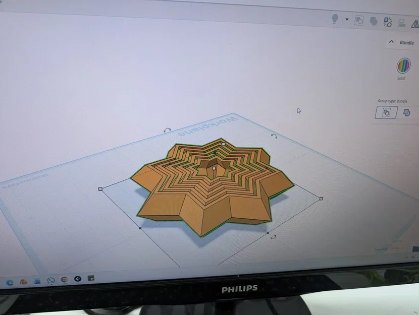 Mô hình trang trí ngôi sao 3D đa tầng độc đáo - Image 1