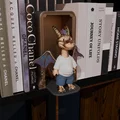 Cute Dragon Book Nook - Nhận ngay 300 mẫu 3D trên Patreon - Thumbnail 1