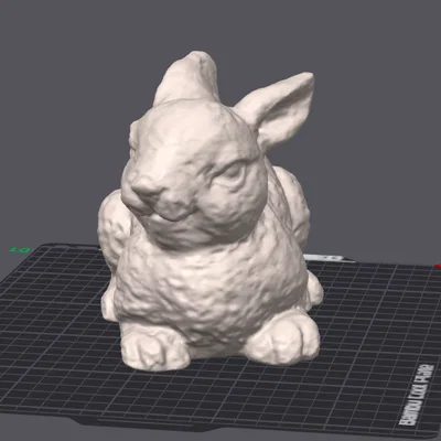 Mô hình chú thỏ 3D dễ thương trang trí để bàn siêu đẹp